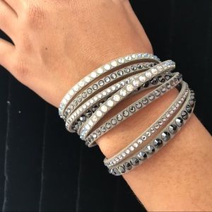 Swarovski Mauve Slake Bracelet or Choker